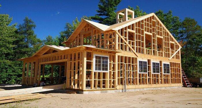 Construction of a house