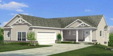 Can You Build a Custom Sloped Lot Lake House Plan with a Walkout Basement?
